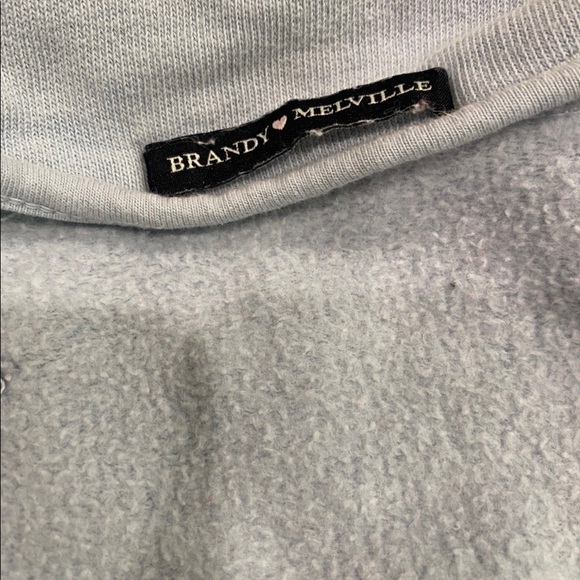 Brandy Melville Blue Sweatshirt - Picture 3 of 4